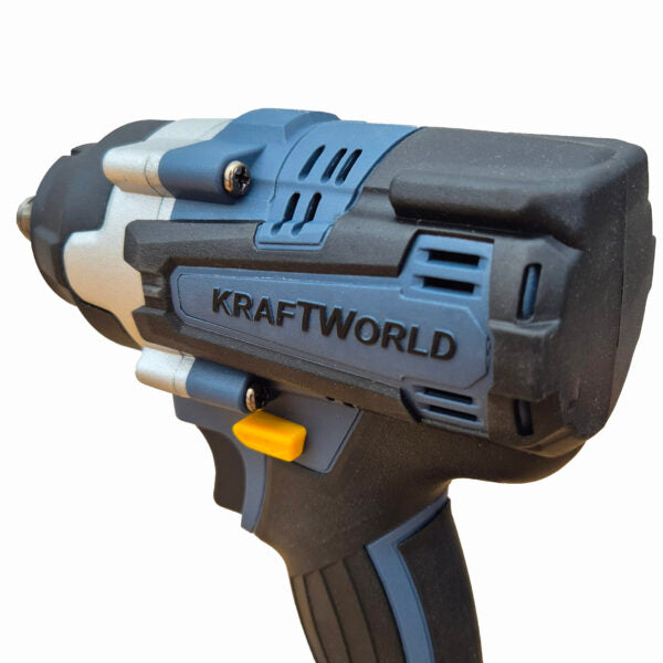 Комплект 4в1 KraftWorld Безчеткови Машини Гайковерт-винтоверт, Ъглошлайф и Перфоратор