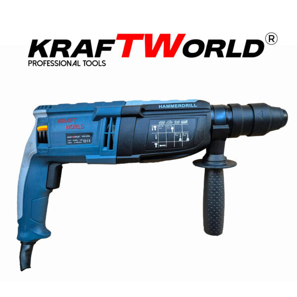 Комплект 2в1 Ъглошлайф 125мм и Ударна Бормашина KraftWorld