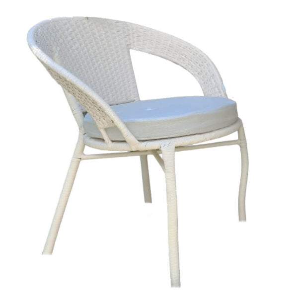 Градински Ратанов Стол Teresa – Удобен, Водоустойчив за Градина, Балкон и Тераса