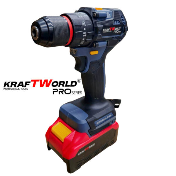 KraftWorld 2в1 Акумулаторен Комплект – Ударен Винтоверт и Мини Резачка с 2 Батерии