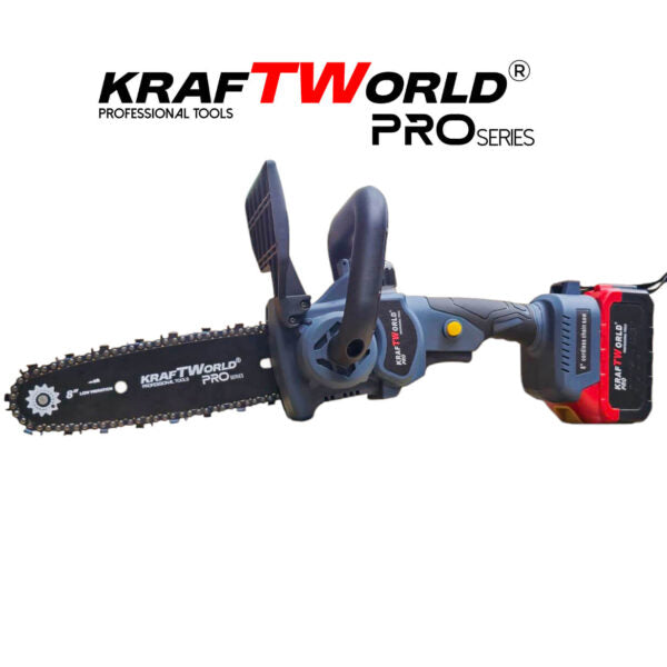 Акумулаторна Резачка KraftWorld  8″ с Автоматично Омасляване и Безчетков Мотор