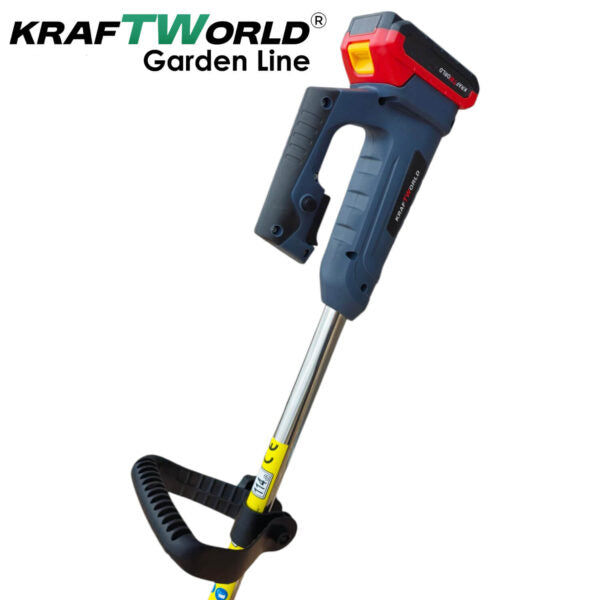 Акумулаторен Тример за Трева KraftWorld + Резачка за Клони с Авто-Омасляване