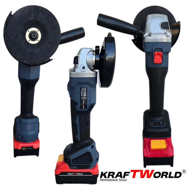 Акумулаторен комплект KraftWorld 5в1 – Лазерен Нивелир, Гайковерт – Винтоверт, Перфоратор, Ъглошлайф
