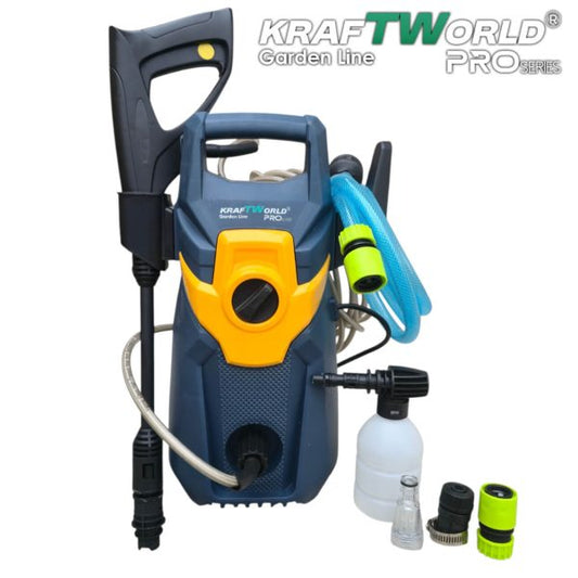 Електрическа водоструйка KraftWorld 1600W – 130 Bar, 360L/h