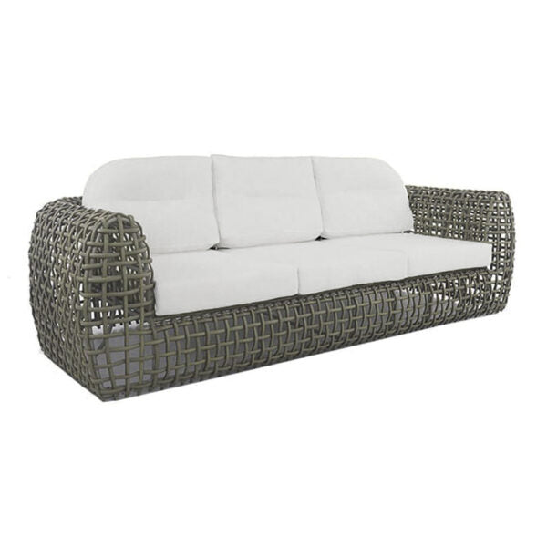 Градински комплект Casablanca: луксозен ратанов диван, 2 кресла и 2 табуретки/маса с възможност за различна подредба