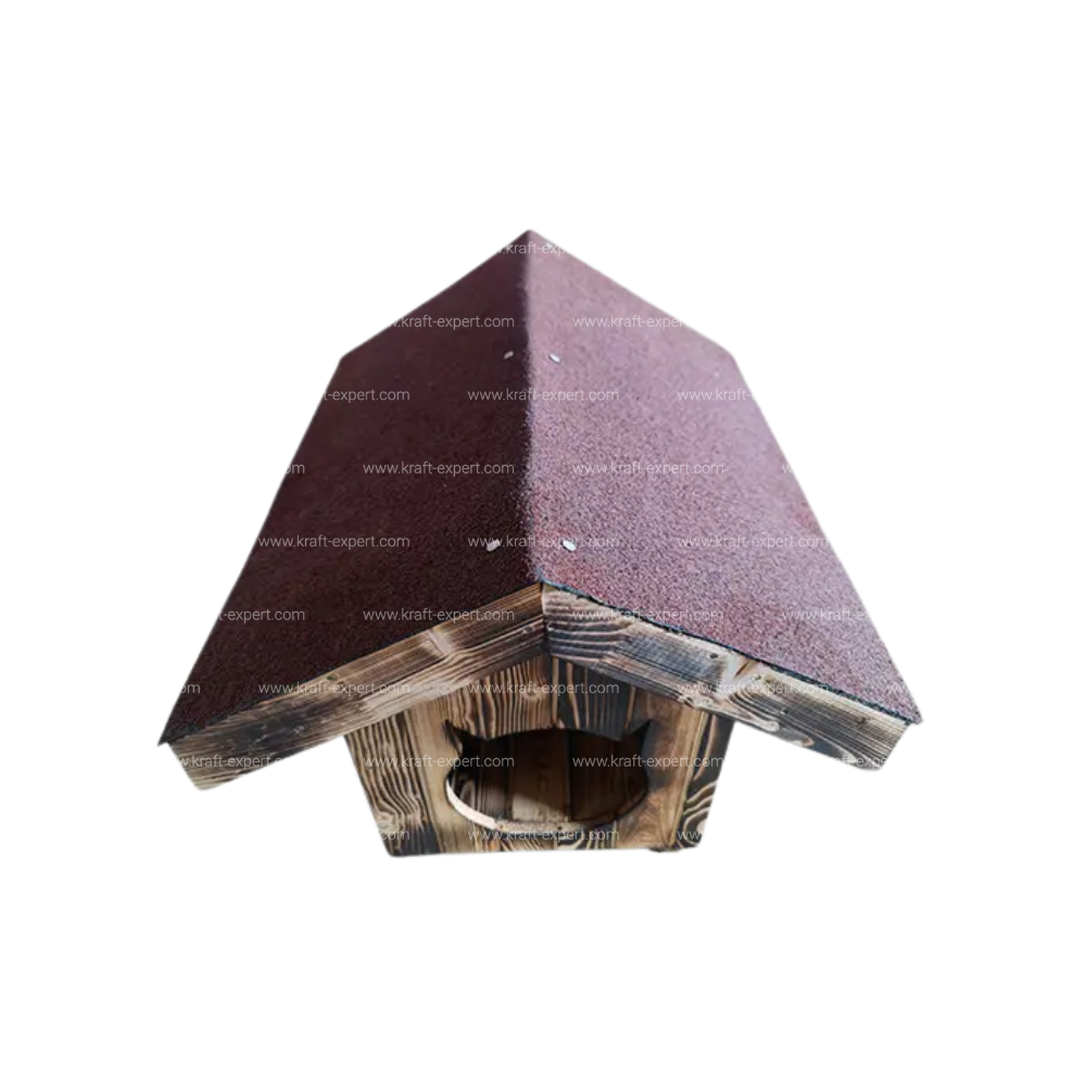 Дървена къщичка за коте