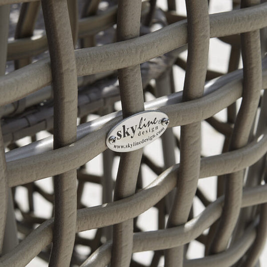 Градински комплект Casablanca: луксозен ратанов диван, 2 кресла и 2 табуретки/маса с възможност за различна подредба