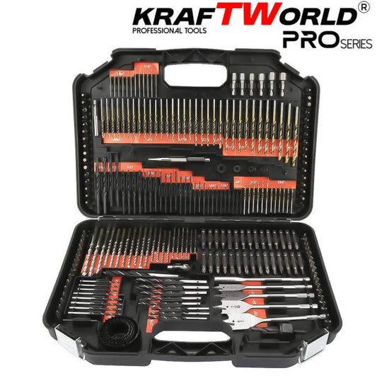 Комплект Битове и Свредла kraftworld – 246 части + Куфар