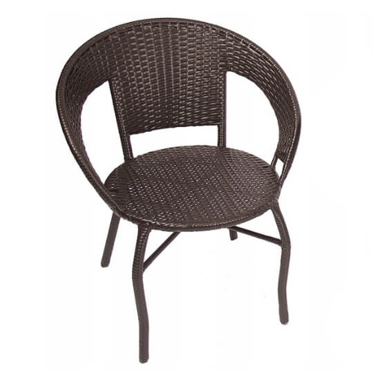 Градински Ратанов Стол Teresa – Удобен, Водоустойчив за Градина, Балкон и Тераса