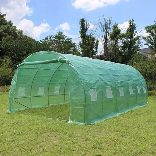Тунелна оранжерия с 2 врати и 12 прозореца – 600х300х200 см. / Парник