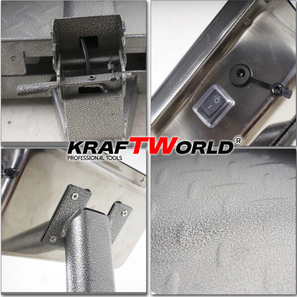 Електронен платформен кантар KraftWorld – до 500 кг, платформа 80×60 см