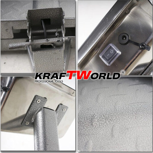 Електронен платформен кантар KraftWorld – до 500 кг, платформа 80×60 см