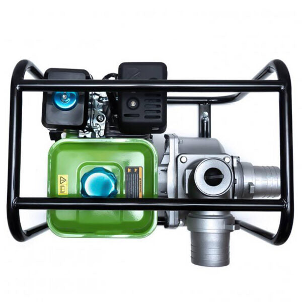 Бензинова водна вода 3 цола, дебит 60000 л./час, 28м напор на изпомпване, 7 м дълбочина на засмукване