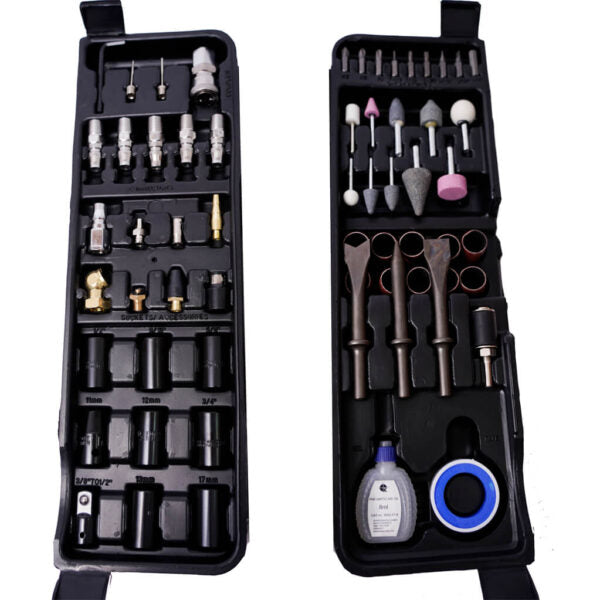 Пневматични инструменти KraftWorld комплект 72 части