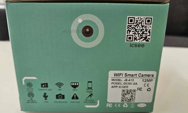5V! WIFI Wi-fi безжична Камера за наблюдение въртяща, 12MP 4K ICSEE А13 ULTRA HD