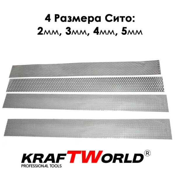 Фуражомелка KraftWorld 3.9kW Комплект с 4 Сита – Ярмомелка