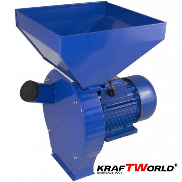 Фуражомелка KraftWorld 3.9kW Комплект с 4 Сита – Ярмомелка