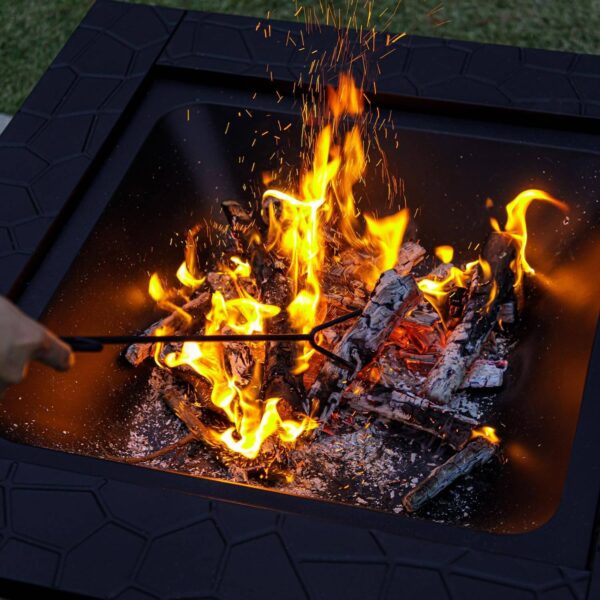 Градинска маса 3в1 KraftWorld Garden Line – BBQ, камина, ледарка