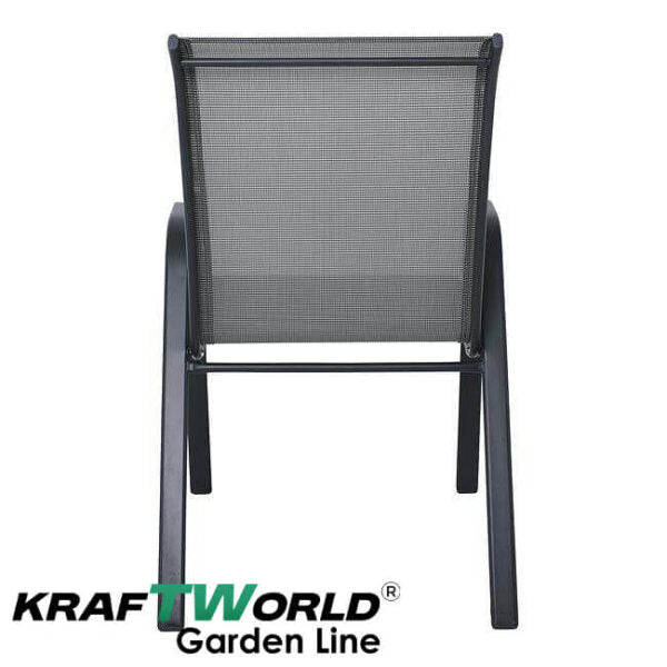 Градински Метален Стол с текстилна седалка Capri – устойчив и елегантен