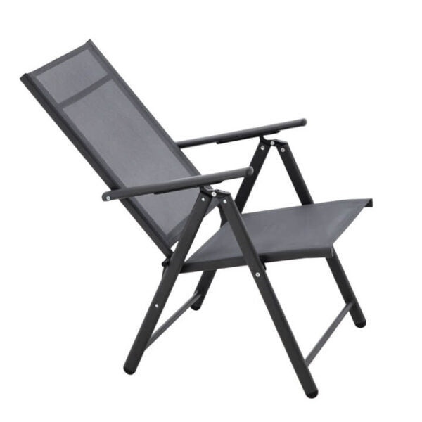 Градински стол Позитано – Kraftworld Garden сгъваем, дишащ, с регулируема облегалка,за градина и къмпинг