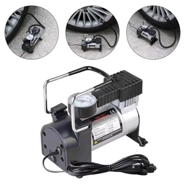 Мощен Компресор за Въздух с Метален Корпус – 150W и 10 Бара