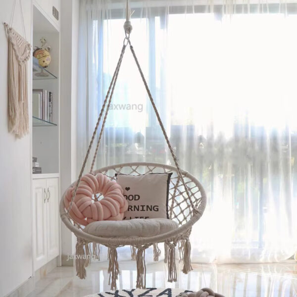 Висящо гнездо – Градинска Въжена Люлка – Комфорт, Елегантност и Уют за Всеки Дом