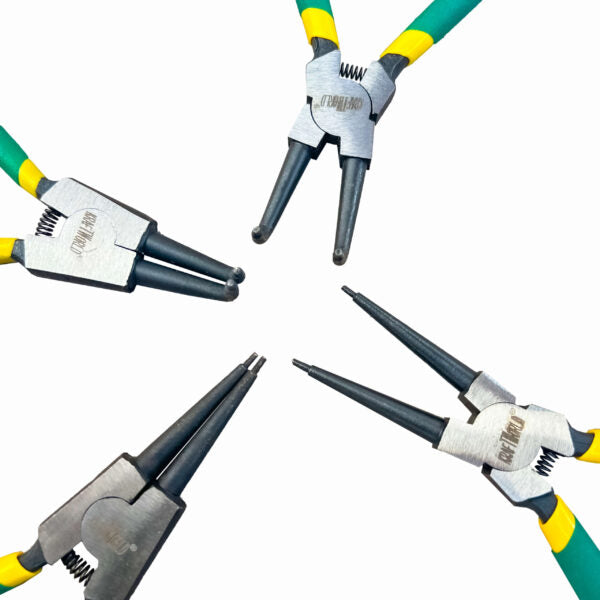 Комплект Зегер Клещи KraftWorld 230mm за Вътрешни и Външни Зегерки 9″