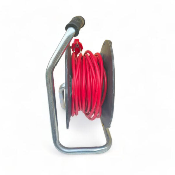 Удължител с макара Bul-Max 30m, 4 гнезда, 3×2,5 mm, транспортна дръжка