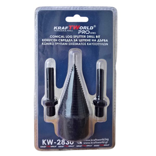 Конус за цепене на дърва KraftWorld 42мм приставка за перфоратор и бормашина