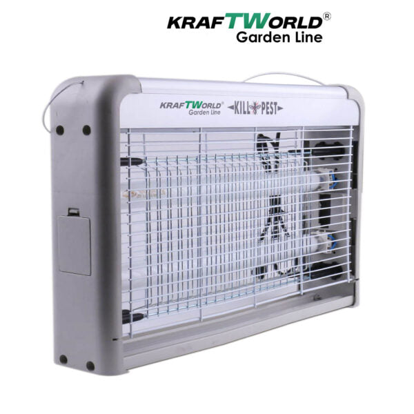Мощна инсектицидна лампа KraftWorld 40W – Защита до 80 м² – UV лампа против комари и мухи