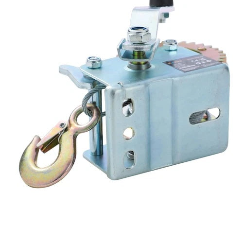 Ръчна лебедка за лодки и ремаркета KraftWorld – 1600 lbs (700 кг), 10 м въже