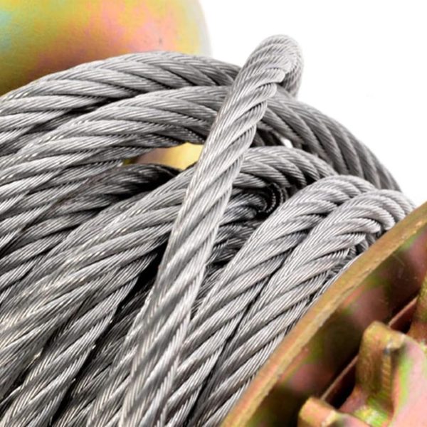 Лебедка за лодки и ремаркета KraftWorld – 2500 lbs (1100 кг), 10м стоманено въже