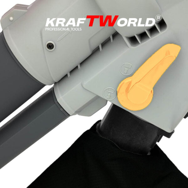 Електрически листосъбирач KraftWorld 3000W – Издухване, Засмукване, Раздробяване + Подарък втора торба