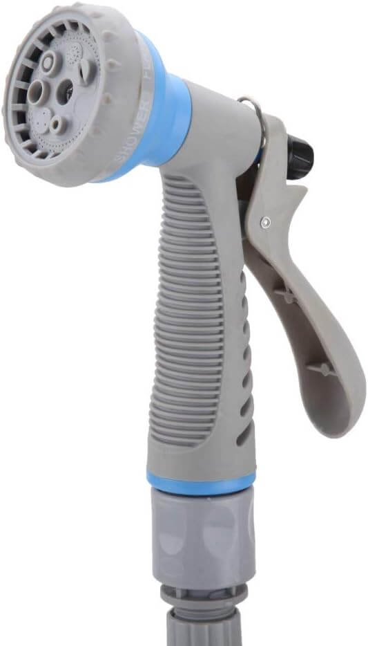 Автоматична макара с маркуч 15 м – компактна, с 7-функционална дюза