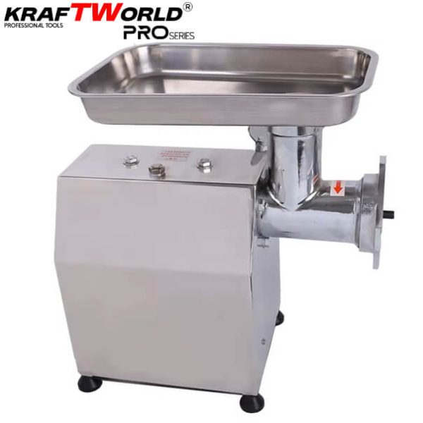 Електрическа Месомелачка KraftWorld TK/MK-12 | 1200W, 180 кг/ч, Неръждаема Стомана