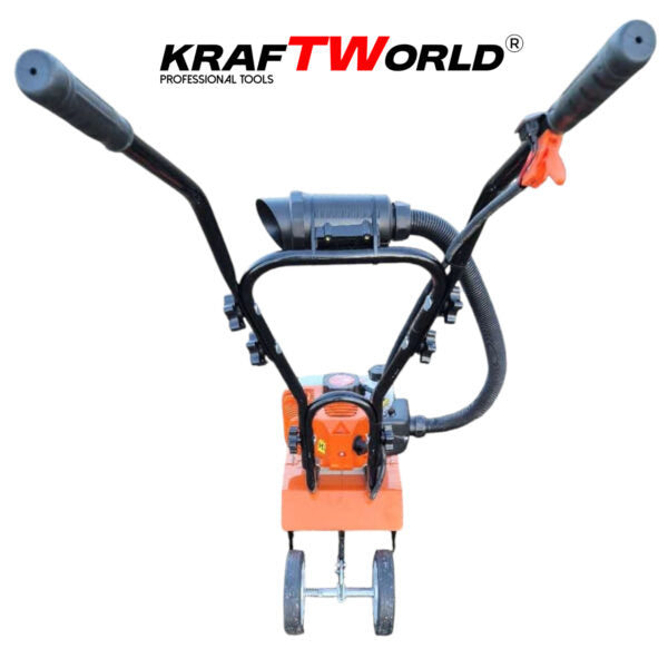Бензинов Мулти Култиватор KraftWorld – Двутактова Мини Мотофреза