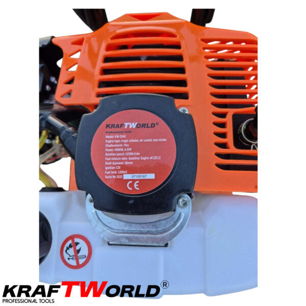 Бензинов Мулти Култиватор KraftWorld – Двутактова Мини Мотофреза