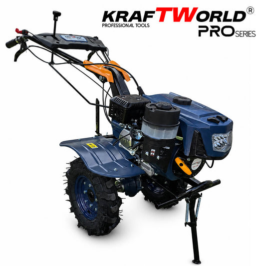 Бензинова мотофреза KraftWorld PRO Series 7.5HP 212cc, 2+1 скорости, 950мм