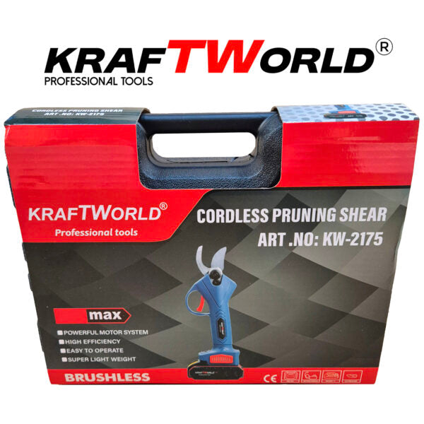 Комплект: Мини Резачка и Лозарска Ножица KraftWorld с 2бр батерии