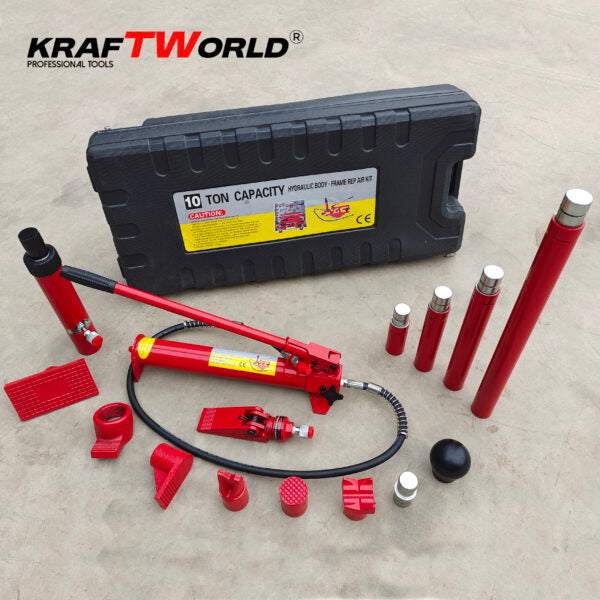 Хидравлична Разпъвачка 10тона KraftWorld – 16 Части