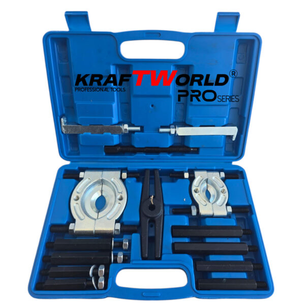 Комплект за демонтаж на лагери 30–70 мм KraftWorld Pro (14 части)