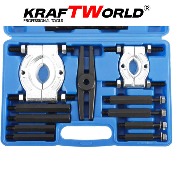 Комплект за демонтаж на лагери 30–70 мм KraftWorld Pro (14 части)