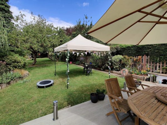 Сгъваема Градинска Шатра 3×3м тип Хармоника – стабилна, водоустойчива и лесна за разпъване