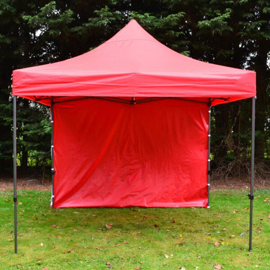 Червена Сгъваема Градинска Шатра 3×3м тип Хармоника – стабилна, водоустойчива и лесна за разпъване