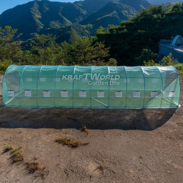 Резервно покривало за оранжерия 10×3×2 м – армирано UV4, KraftWorld