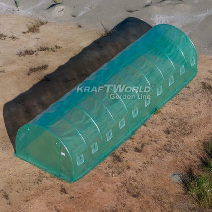 Резервно покривало за оранжерия 10×3×2 м – армирано UV4, KraftWorld