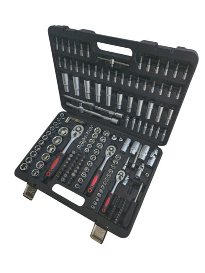 Комплект инструменти KraftWorld гедоре 172 части – хром-ванадиева стомана