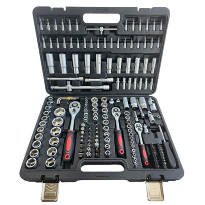 Комплект инструменти KraftWorld гедоре 172 части – хром-ванадиева стомана