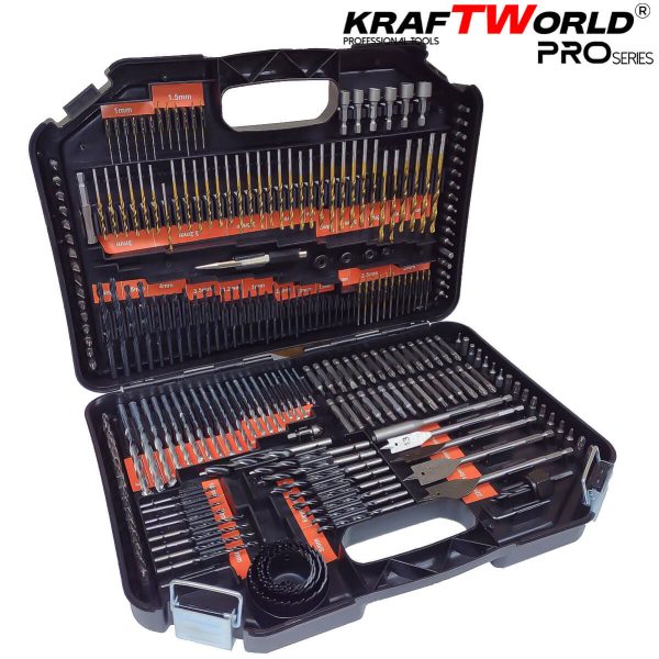 Комплект Битове и Свредла kraftworld – 246 части + Куфар