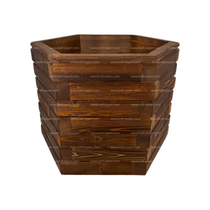 Градинска кашпа шестоъгълна